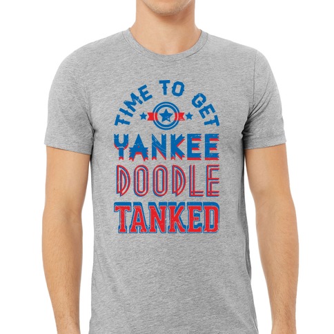 Yankee Doodle Badass V Neck T Shirt