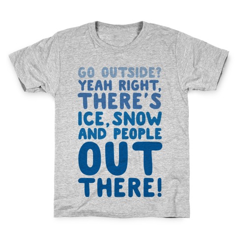 Winter Introvert Kids T-Shirt