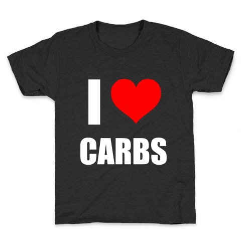 I Heart Carbs Kids T-Shirt