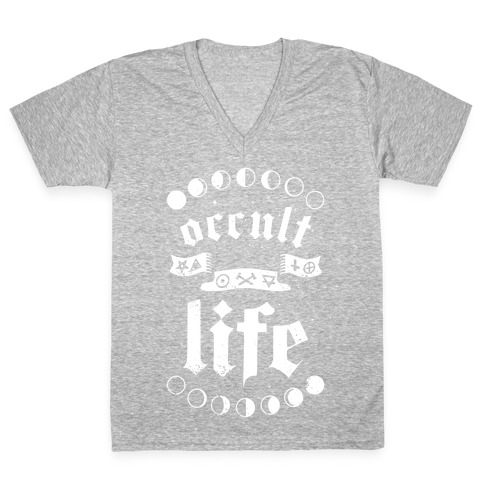 Occult Life V-Neck Tee Shirt