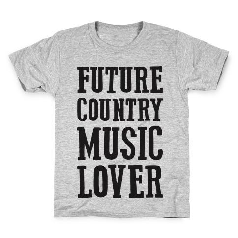 Future Country Music Lover Kids T-Shirt