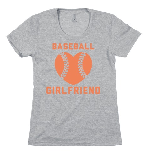 Baseball Girlfriend Womens T-Shirt