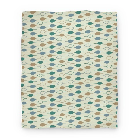 Leaf Pattern Blanket Blankets | LookHUMAN