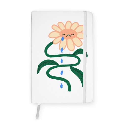 Sad Flower Shower Notebook