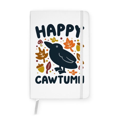 Happy Cawtumn Crow Parody Notebook