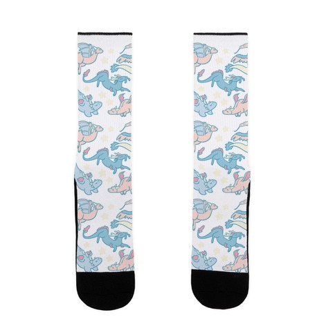 Dreamy Dragon Pattern Sock