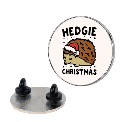 Hedgie Christmas  Pin