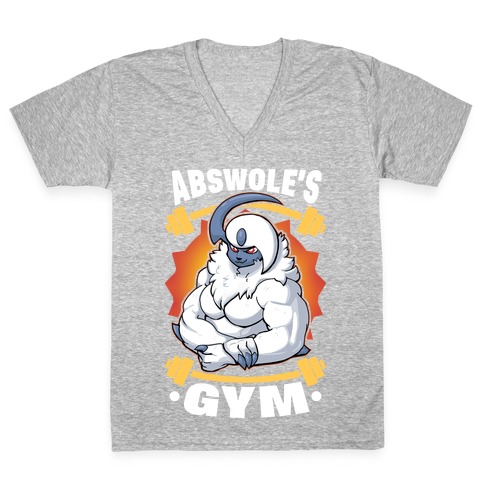 Abswole's Gym V-Neck Tee Shirt