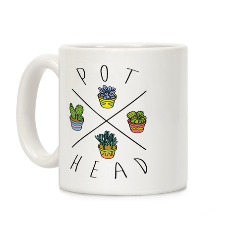 Pot Head Succulents Coffee Mug