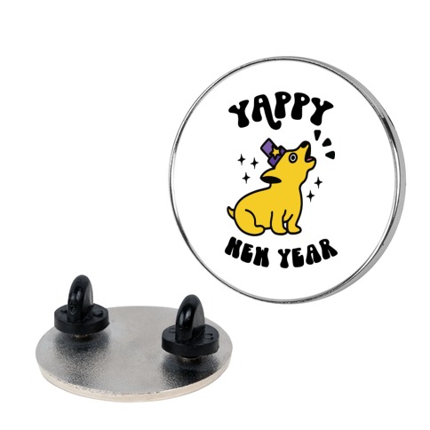 Yappy New Year Pin