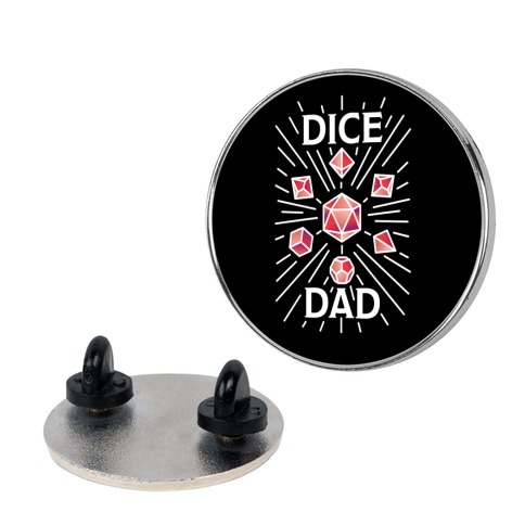 Dice Dad Pin