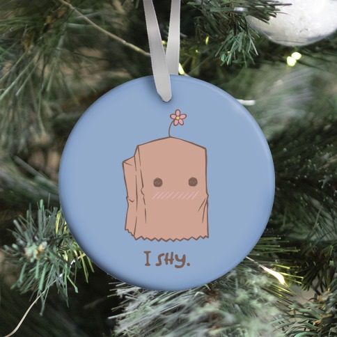 I Shy Paper Bag Magnet | LookHUMAN