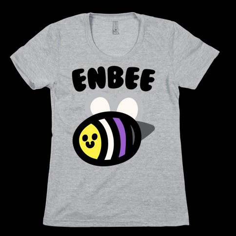 Enbee Enby Bee Non Binary Pride Womens T-Shirt