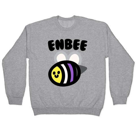 Enbee Enby Bee Non Binary Pride Pullover