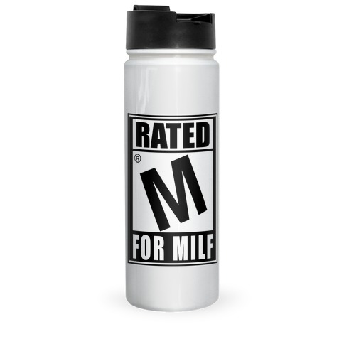Rated M For Milf Parody Travel Mug