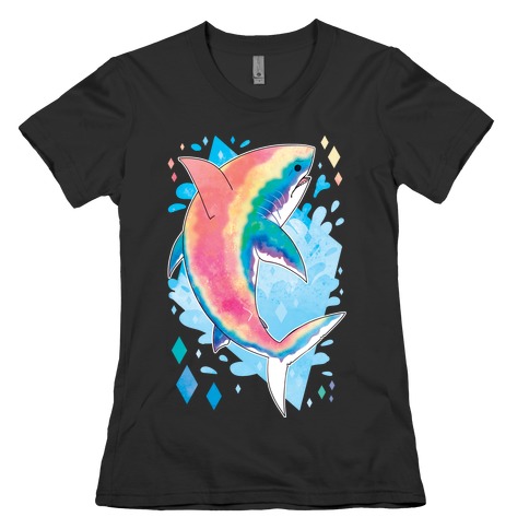 Pride Sharks: Gay Womens T-Shirt