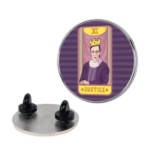 Ruth Bader Ginsburg Justice Tarot Pin