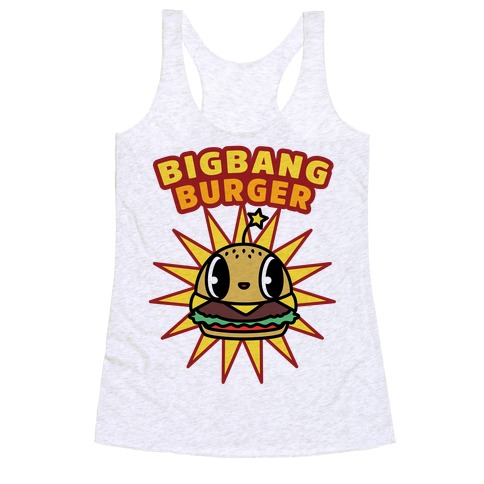 Big Bang Burger Racerback Tank Top