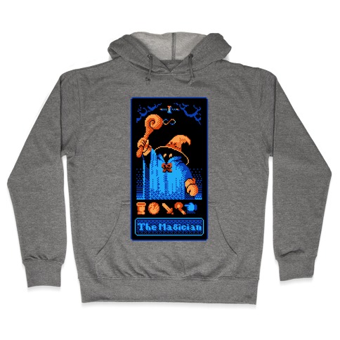 The Black Mage Magician Tarot Hooded Sweatshirt