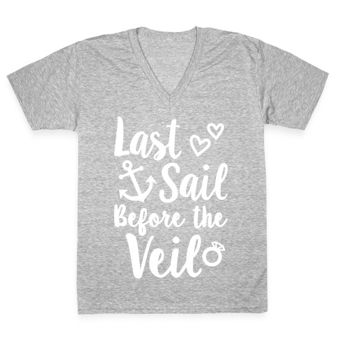 Last Sail Before The Veil V-Neck Tee Shirt