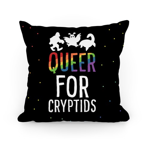 Queer for Cryptids Pillow