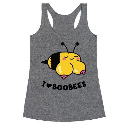 I Love Boobees Racerback Tank Top