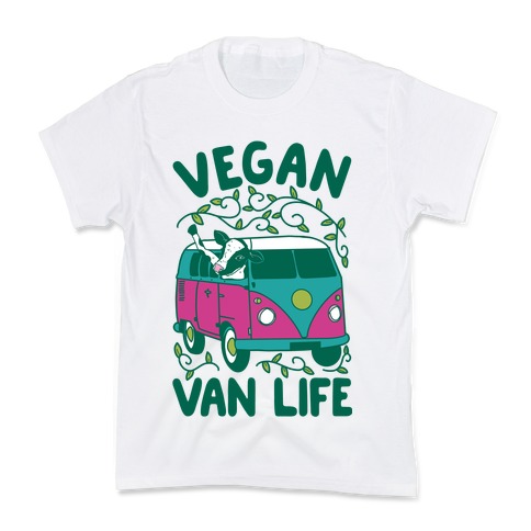 Vegan Van Life Kids T-Shirt