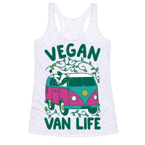 Vegan Van Life Racerback Tank Top