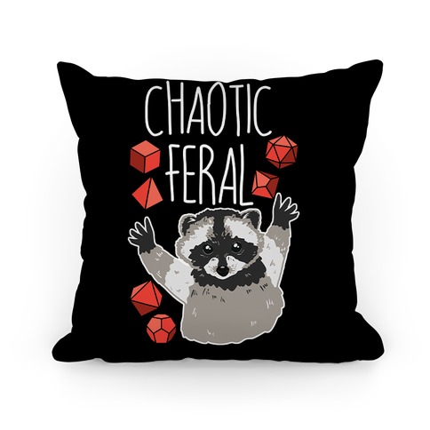 Chaotic Feral Pillow