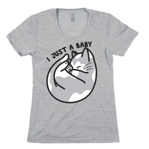 I Just A Baby Kitten Womens T-Shirt