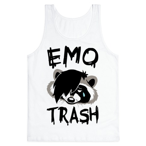 Emo Trash Tank Tops Lookhuman