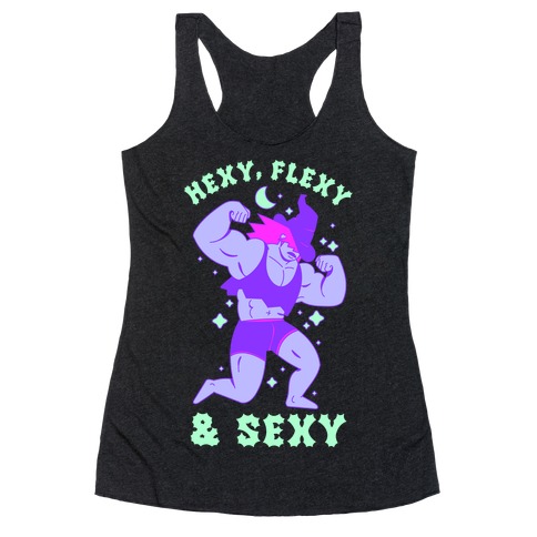 Hexy, Flexy, & Sexy Racerback Tank Top
