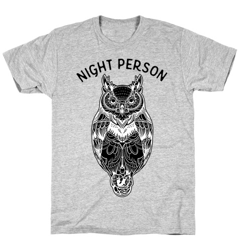 Night Person Owl T-Shirt