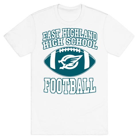 East Highland High School Football T-Shirt