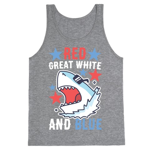 Red, Great White and Blue Tank Top