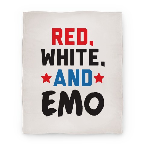 Red, White, And Emo Blanket