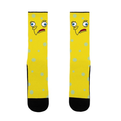 Mocking Sponge Meme Sock