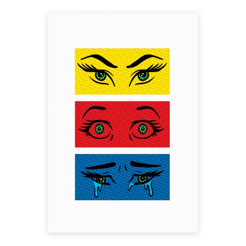 Pop Art Eyes Poster