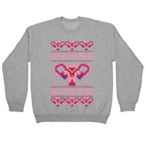 Uterus Sweater Pattern Pullover