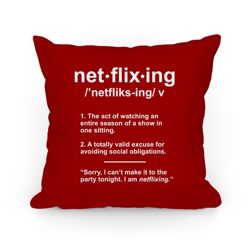 Netflixing Pillow