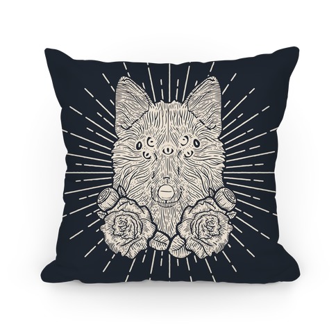 Seven Eyed Fox Pillow