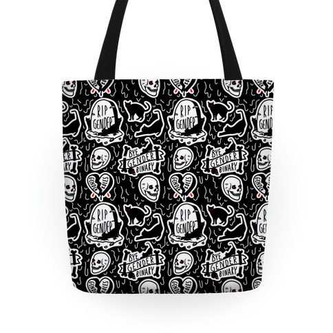 RIP Gender Pattern - Tote Bag - HUMAN