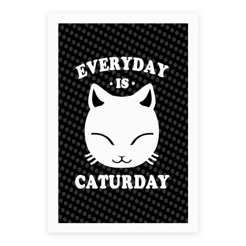 Everyday Is Caturday Poster