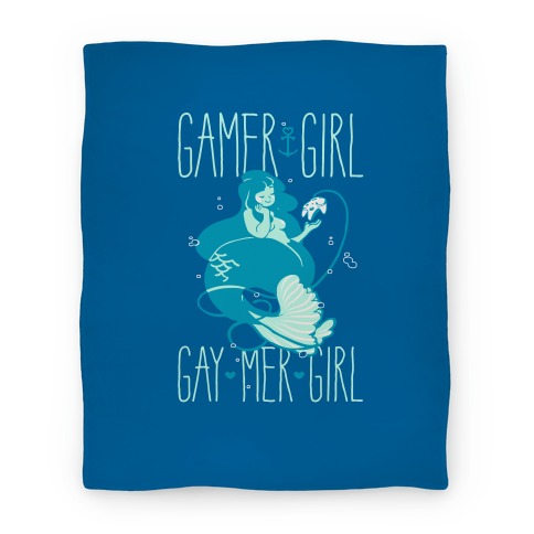 Gamer Girl Gay Mer Girl Blanket Blanket