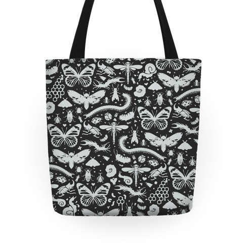Insect Silhouette Pattern Tote