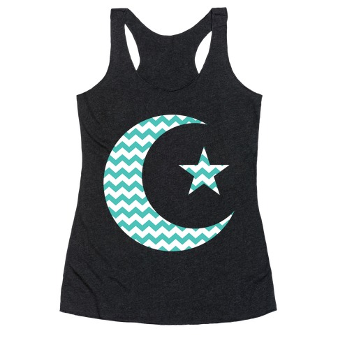 Star And Crescent Racerback Tank Top