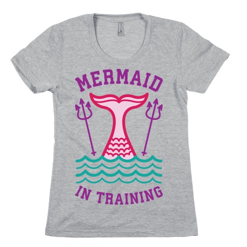 Mermaid In Training Womens T-Shirt