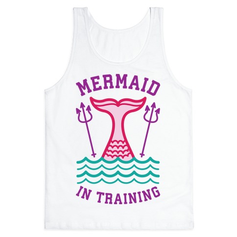 Mermaid In Training Tank Top