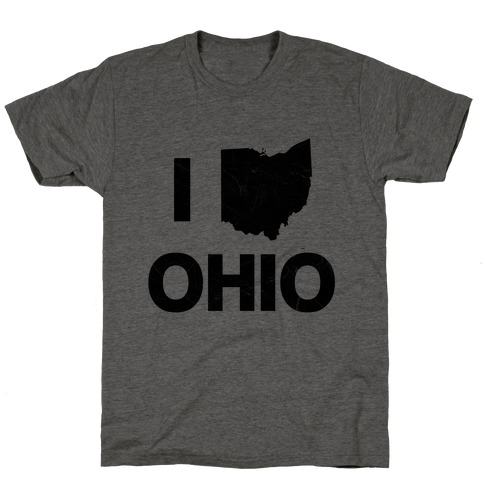 I Love Ohio T-Shirts | LookHUMAN