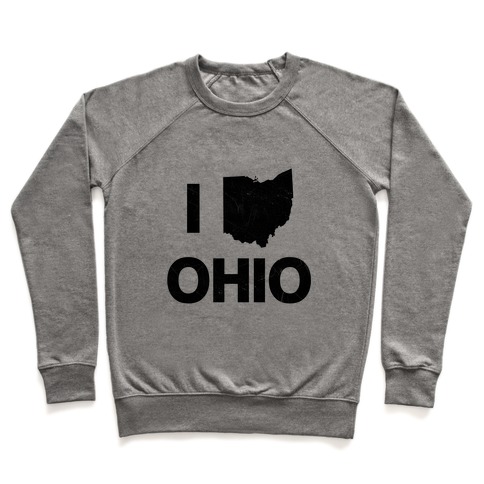 I Love Ohio Crewneck Sweatshirt | LookHUMAN